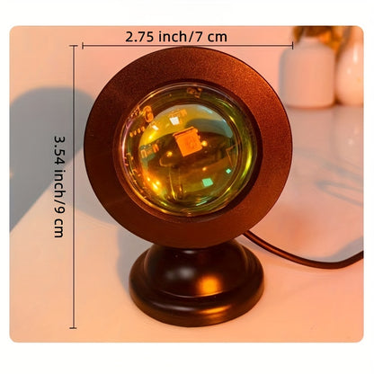 Sunset Light Projector — USB Sunset Lamp for Bedroom & Home Decor