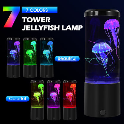 Jellyfish Lamp — 8″ LED Color-Changing Mood Light for Home & Decor