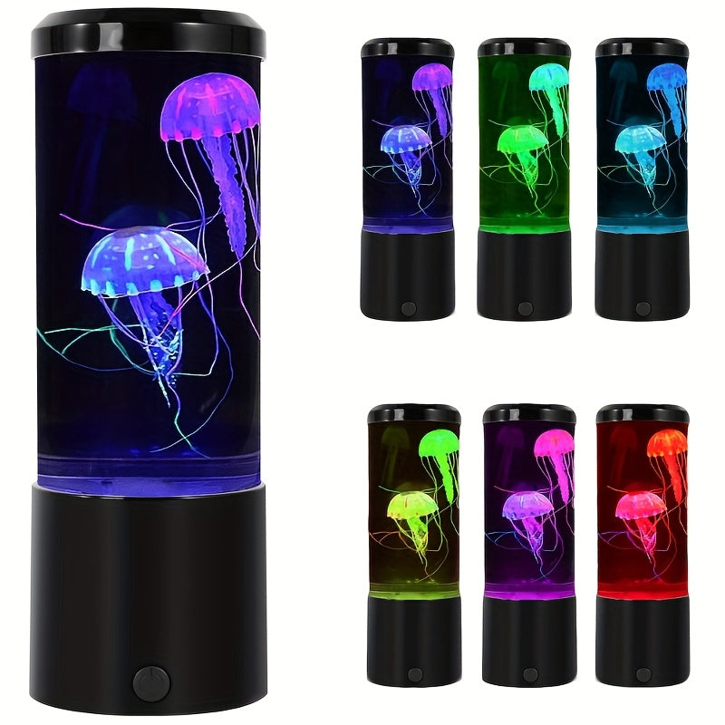 Jellyfish Lamp — 8″ LED Color-Changing Mood Light for Home & Decor