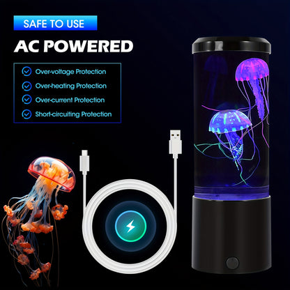 Jellyfish Lamp — 8″ LED Color-Changing Mood Light for Home & Decor